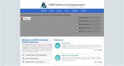 Desktop Screenshot of esmeraldaships.com
